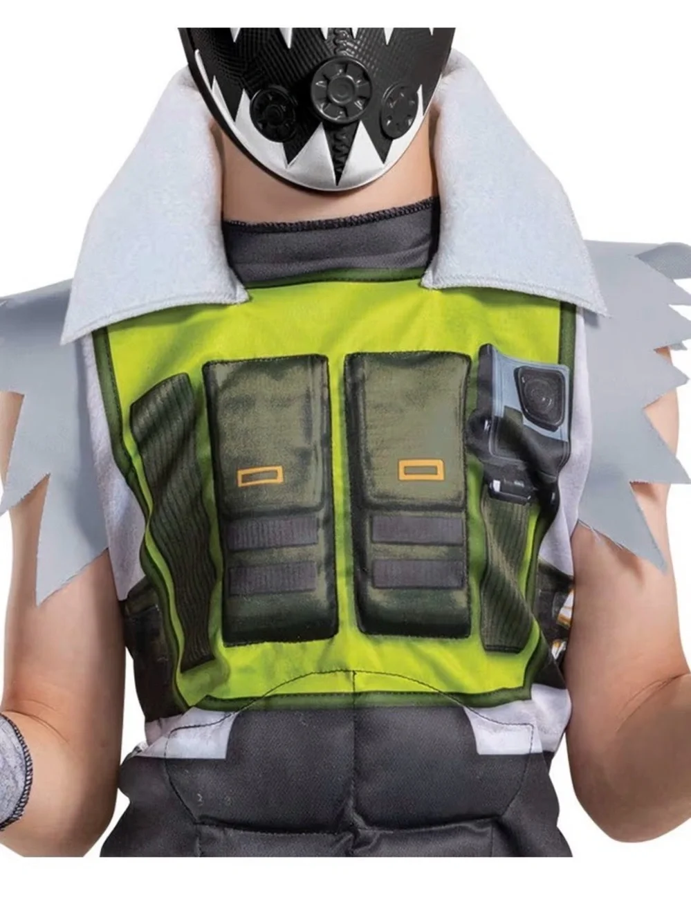 Apex ,Legends Octane Costume, Child Size 10-12,Video Game Inspired Muscle